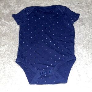(3 for $10) F&F navy star bodysuit